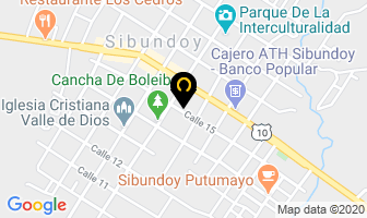 Mapa de La Pastorita en Sibundoy