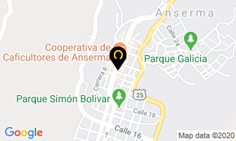 Mapa de La Perrada Americana en Anserma