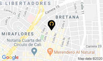 Mapa de La Pescaderia Gourmet en Cali