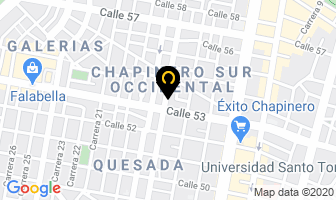Mapa de La Petite Chocolaterie en Bogotá D.C