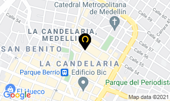 Mapa de La Piel en Medellín