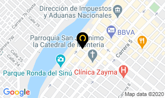 Mapa de La Piragua # 2 en Montería