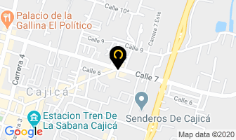 Mapa de La Pizzeria en Cajicá