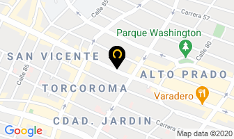 Mapa de La Pizzería en Barranquilla