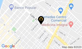 Mapa de La Pizzeria Gourmet Express en Montería