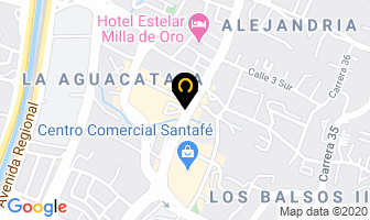 Mapa de La Platería en Medellín