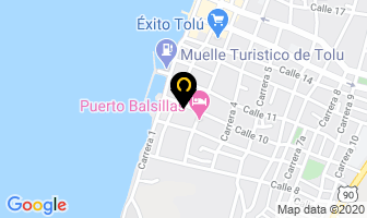 Mapa de La Posada De Caro en Tolú