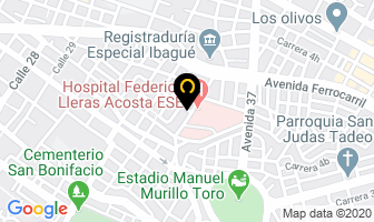 Mapa de La Posada De Titina en Ibagué