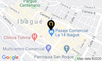 Mapa de La Posada Del Arriero en Ibagué