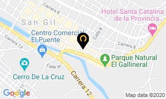 Mapa de La Posada Familiar en San Gil