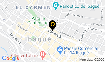 Mapa de La previsora s.a en Ibagué