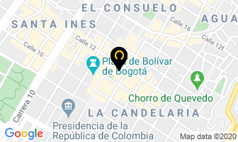 Mapa de La Real Gallina Criolla en Bogotá D.C