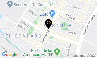 Mapa de La Recarga De Jota en Bogotá D.C