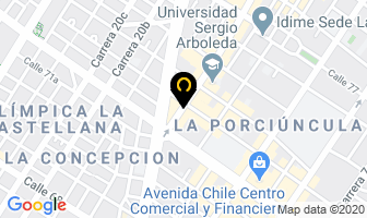 Mapa de La recarga de lukas en Bogotá D.C
