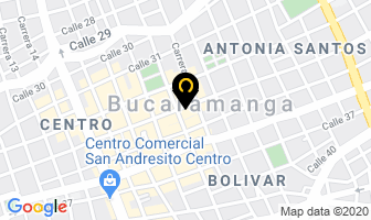 Mapa de La Red Ltda. en Bucaramanga