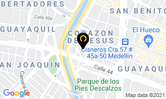 Mapa de La Silicona.com en Medellín