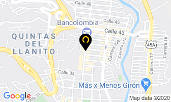 Mapa de La Super Espuma en Girón