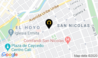 Mapa de La Tasca De San Nicolas en Cali