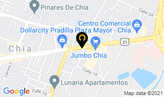 Mapa de “ La Terraza ” Restaurante - Bar en Chía
