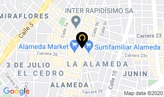 Mapa de L.a. Textiles S.a.s en Cali