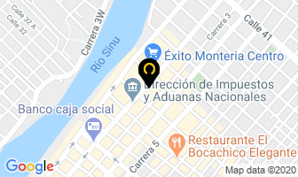 Mapa de La Tienda Del Interior en Montería