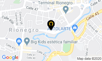 Mapa de La Tipografia Ltda en Rionegro