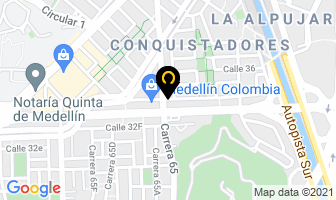 Mapa de La Ventanita De Ara en Medellín