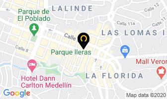 Mapa de La Zonapro en Medellín