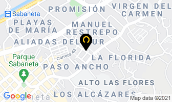 Mapa de Label Fax Flexo en Medellín