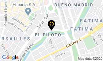 Mapa de Laboratorio Alvarez Medina en Cali