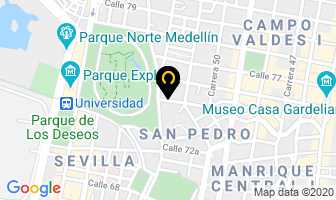 Mapa de Laboratorio Centroquimica en Medellín