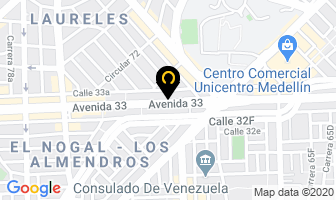 Mapa de Laboratorio Clínico Bio-lab en Medellín
