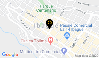 Mapa de Laboratorio clínico combeima en Ibagué