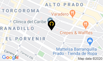 Mapa de Laboratorio Clinico Continental Ltda en Barranquilla
