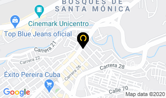 Mapa de Laboratorio Clínico López Correa en Pereira