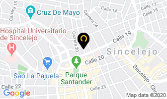 Mapa de Laboratorio Clinico Olimpus en Sincelejo