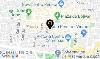 Mapa de Laboratorio Clínico Unisaf en Pereira