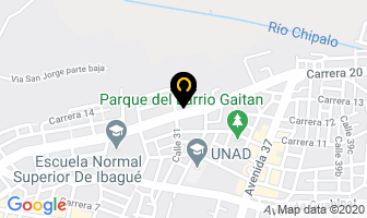 Mapa de Laboratorio Clínico Vhida en Ibagué