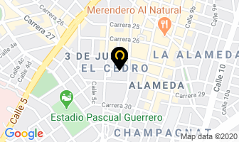Mapa de Laboratorio De Alimentos Y Similares Ltda Micro Quin en Cali