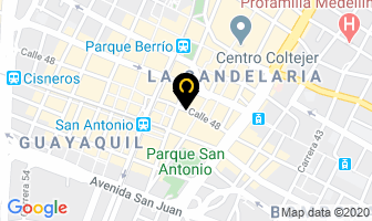 Mapa de Laboratorio Dental en Medellín