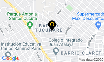 Mapa de Laboratorio Dental Abelardo Quintero en Cúcuta
