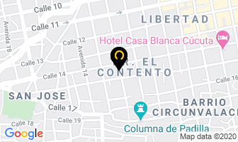 Mapa de Laboratorio Dental Caldent en Cúcuta