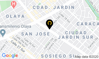 Mapa de Laboratorio Dental Ceralden en Bogotá D.C