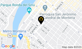 Mapa de Laboratorio Dental Ceramident en Montería