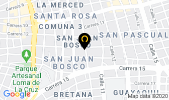 Mapa de Laboratorio Dental H.m. en Cali