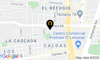 Mapa de Laboratorio Dental Rivera Lombardi en Cali