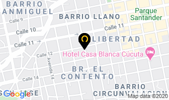 Mapa de Laboratorio Dental Solano en Cúcuta