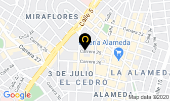 Mapa de Laboratorio Dental Tecnodentyplus en Cali