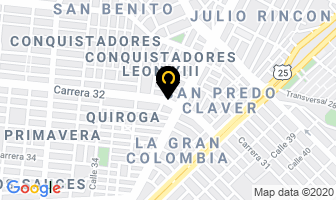 Mapa de Laboratorio Dental Walter Osorio en Cali