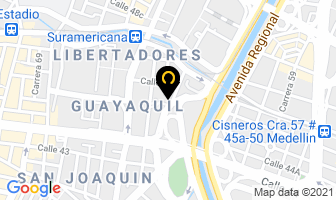 Mapa de Laboratorio Diesel Euroeletonics en Medellín